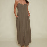 Stevie Airy Midi Dress - Tiki