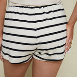Sunny Striped Modal Shorts