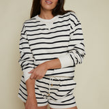 Nala Striped Modal Sweatshirt