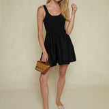 Blanca Shirred Mini Dress