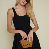Blanca Shirred Mini Dress