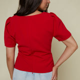 Aida Tie-Front Top