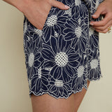 Bellamy Floral Embroidered Shorts