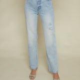 Chloe Super High Rise Straight Jeans - Sunrise Vintage