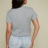 Lindsey Slub Tee - Heather Grey