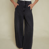 Denver High Rise Relaxed Bowed Leg Jeans - Zen