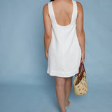 Loraine Linen Mini Dress - White