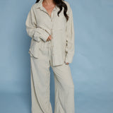 Roman Linen Button Up
