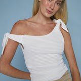 Ryan Textured Off Shoulder Top