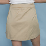 Tyra Pleated Wrap Mini Skirt
