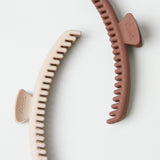 Matte Hold Everything Claw Clip - Dark Brown