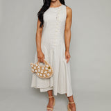 Anna Drop Waist Midi Dress