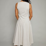 Anna Drop Waist Midi Dress