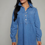 Lori Denim Shirt Dress