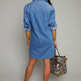 Lori Denim Shirt Dress