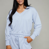 Bianca Everyday Relaxed V-Neck Sweatshirt