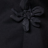 Ariella 3D Flower Applique Mini Dress