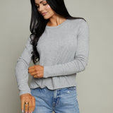 Allie Crew Neck Long Sleeve Tee