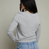 Allie Crew Neck Long Sleeve Tee