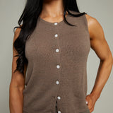 Jayla Linen Knit Tank Vest