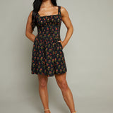 Ferris Floral Corset Mini Dress
