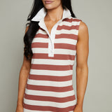Lumi Polo Rugby Sleeveless Midi Dress