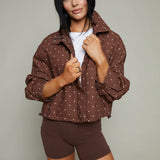 Bijou Polka Dot High Neck Jacket