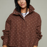 Bijou Polka Dot High Neck Jacket