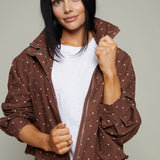 Bijou Polka Dot High Neck Jacket