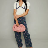 Harvey Floral Barrel Leg Jeans