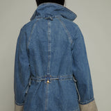 Meeka Oversized Cinched Denim Jacket