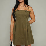 Roma Bow Trim Mini Dress