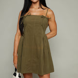 Roma Bow Trim Mini Dress