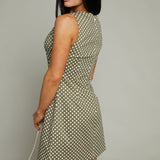 Indie Polka Dot Mini Dress