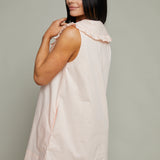 Willa Oversized Collar Poplin Mini Dress