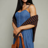 Stevie Denim Midi Dress - Medium Indigo