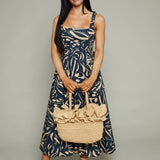 Hayden Patterned Midi Dress