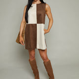 Gianni Contrasted Shift Dress
