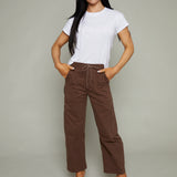 Mariah Curved Utility Pants - Lindt