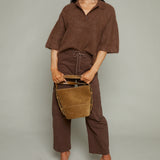 Mariah Curved Utility Pants - Lindt