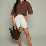 Jade Casual Linen Shorts