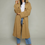 Breslin Belted Long Trench Coat