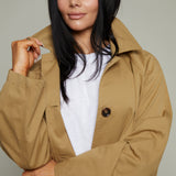 Breslin Belted Long Trench Coat