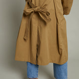 Breslin Belted Long Trench Coat