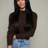 Stella Feather Weight Sweater - Mocha