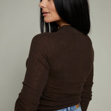 Stella Feather Weight Sweater - Mocha