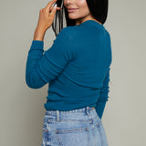 Stella Feather Weight Sweater - Deep Teal