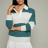 Olivia Rugby Brushed Fleece Sweatshirt