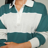 Olivia Rugby Brushed Fleece Sweatshirt