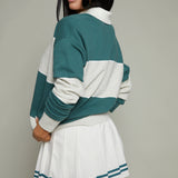 Ines Sporty Stripe Mini Skirt - Sandstone